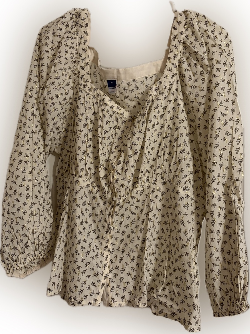 Romantic & Flowy Women’s Old Navy Top – size XL (New with Tags)